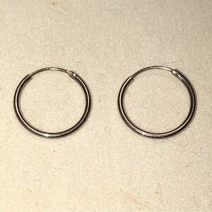 STERLING Silver Mini Hoop Earrings Approx 6mm